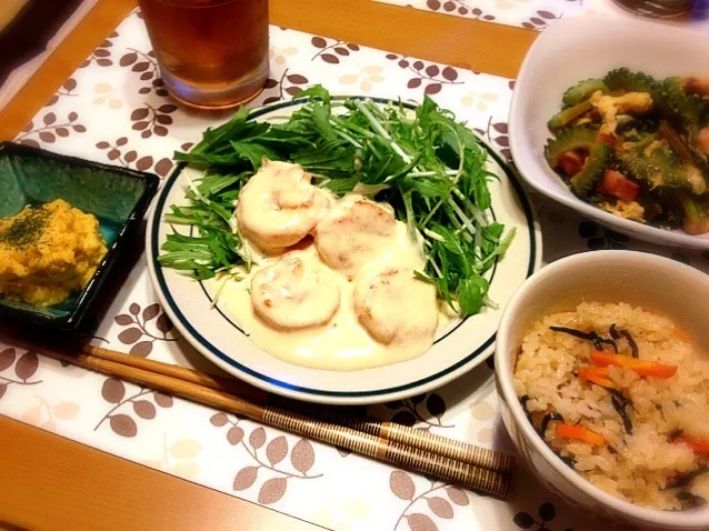 海老マヨ定食( ´ ▽ ` )ﾉ|めんこさん