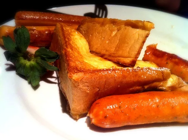 french toast n sausage|Soiさん