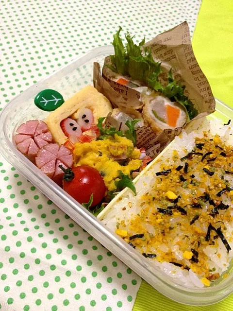 Snapdishの料理写真:☆くるくるフライ弁当☆|ムンさん