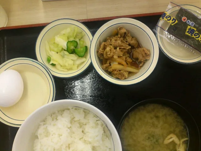 定番朝定食@松屋|hisashiさん