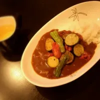 夏野菜カレー！|みーあさん