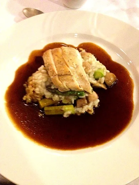 Chicken with asparagus risotto|Iriani Irenne Thamrinさん