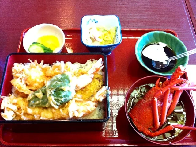 Snapdishの料理写真:エビ天丼|Orihara Hitomiさん