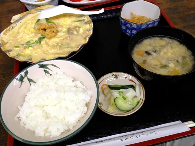 ほたて貝焼き味噌定食＆けの汁|Shichiroさん