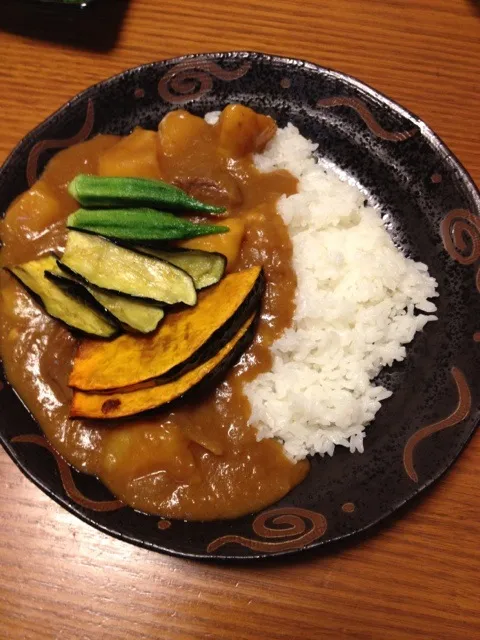 揚げ野菜カレー🍛|かまさん