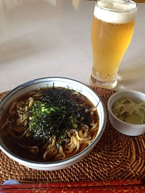 珍しくラーメンwithナムル、ノンアルコールビール|Tomokoさん