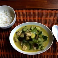 Snapdishの料理写真:thai green curry|mikiさん