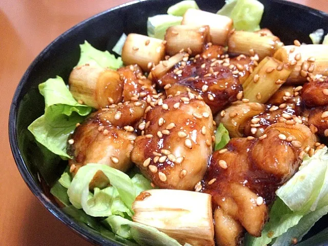 Snapdishの料理写真:焼き鳥丼|☃YUKIさん