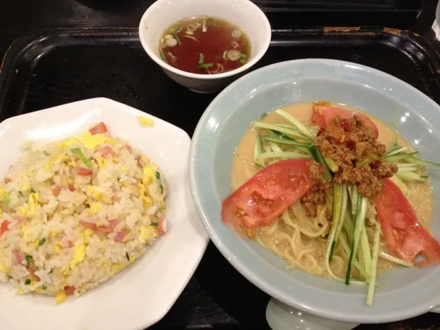 冷やし担々麺&炒飯|yukieさん