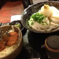 Snapdishの料理写真:おろしコロ＆みぞれカツ丼(^o^)|きむらゆういちさん