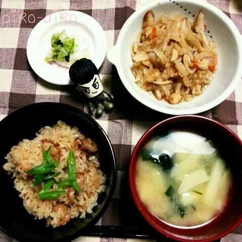 ホタテの釜飯定食|ぴこあいこさん