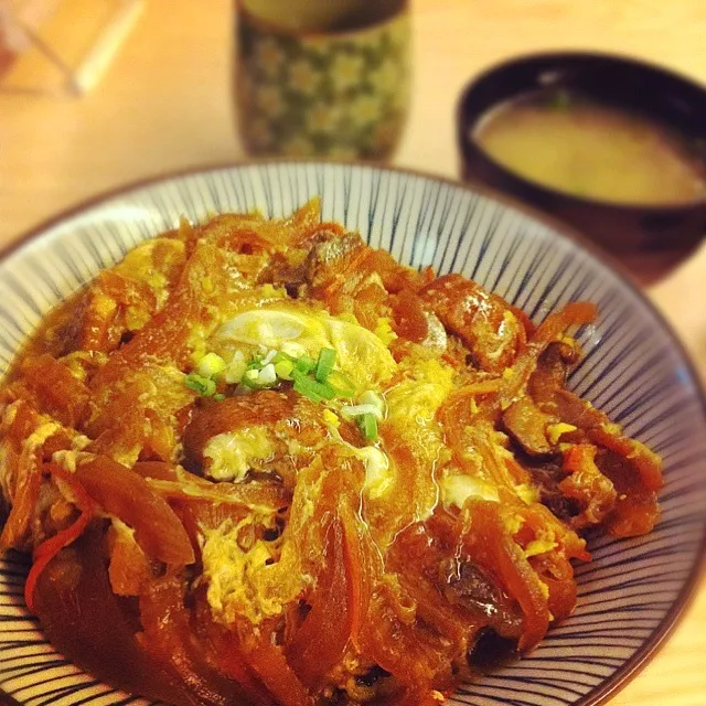 滑蛋鰻魚丼|☕mann🍴さん