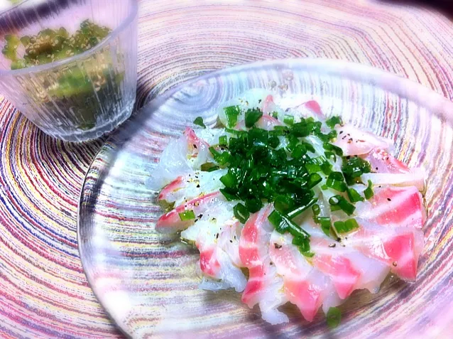 真鯛のカルパッチョ♪|佐藤 芙紀さん