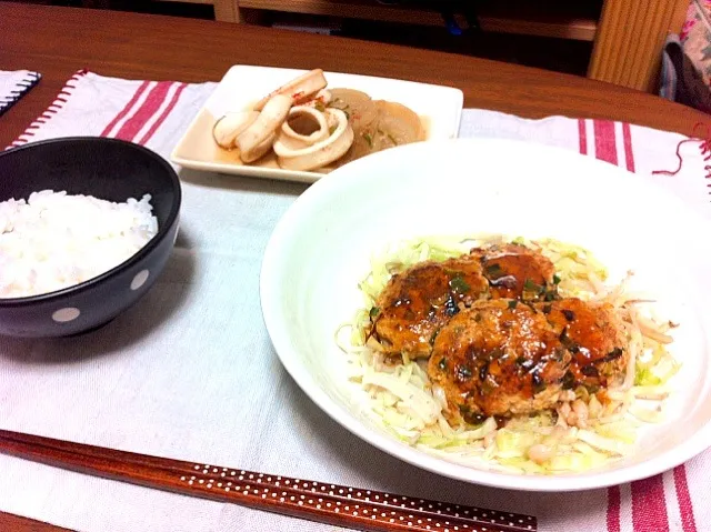 豆腐だんごの酢豚風、イカと大根の煮物|カナエさん