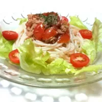 トマトの冷製パスタ|mikasaさん