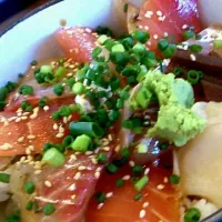 マグロと真鯛のづけ丼|はっちさん