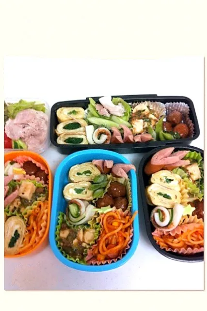 Snapdishの料理写真:残り物弁当^^;|yuriさん