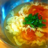 Snapdishの料理写真:Egg drop soup|ypleeさん