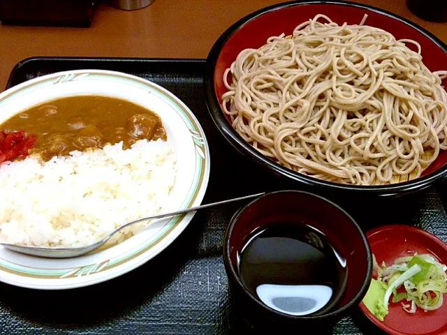 Snapdishの料理写真:富士そばのミニカレーセット|Yasuhiro Koikeさん