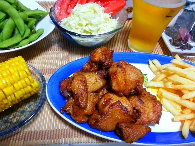 カレー味の唐揚げ♪|ran tsubukuさん