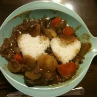 6才の娘が初めてひとりで作ったLOVEラブカレー|ynaokiさん