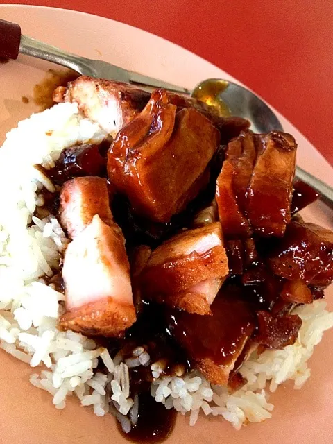 Char Siew + Roast Pork Rice|prissyさん