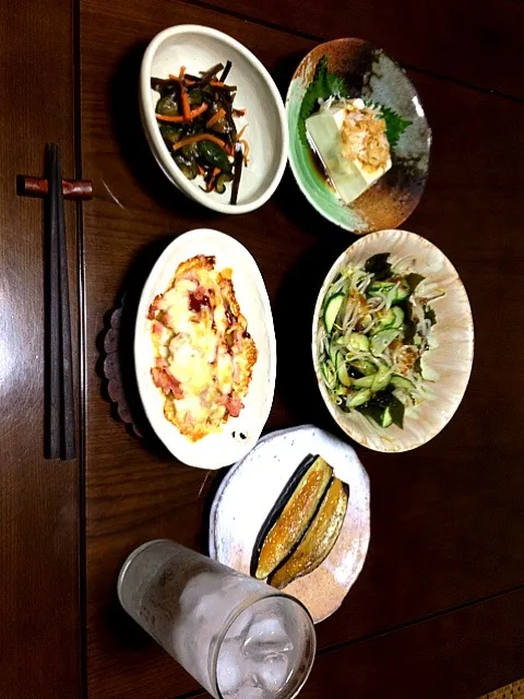 2012.8.28 ひとりご飯。久しぶりの休肝日のハズだったのに・・・(^_^;)|ゆみずさん