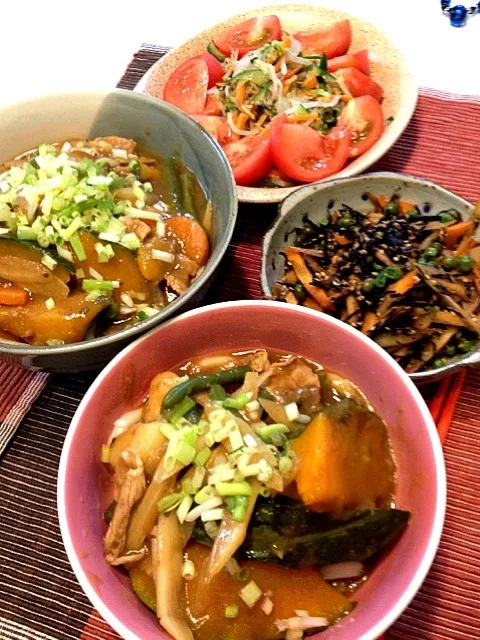 野菜たっぷりのカレーうどん|かずさん