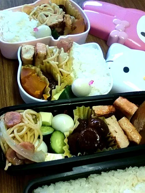 今日のお弁当。ねむいぜ|望月有紀さん