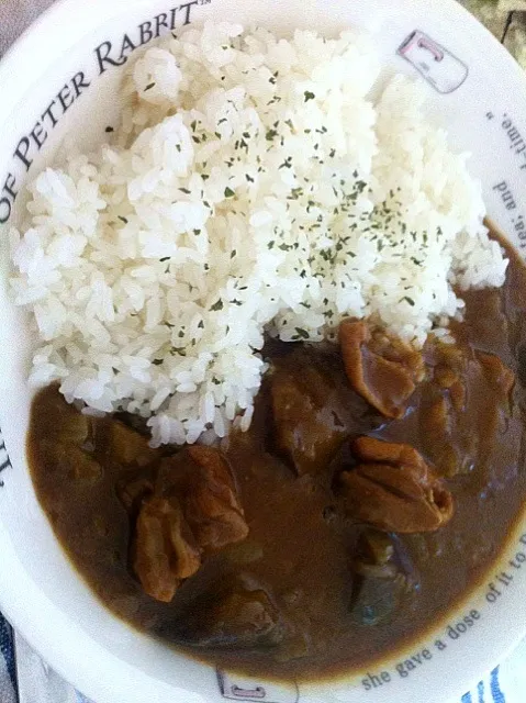 なすと鶏肉のカレー|あおいさん