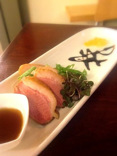 slow roast duck sashimi|Funky Chefさん