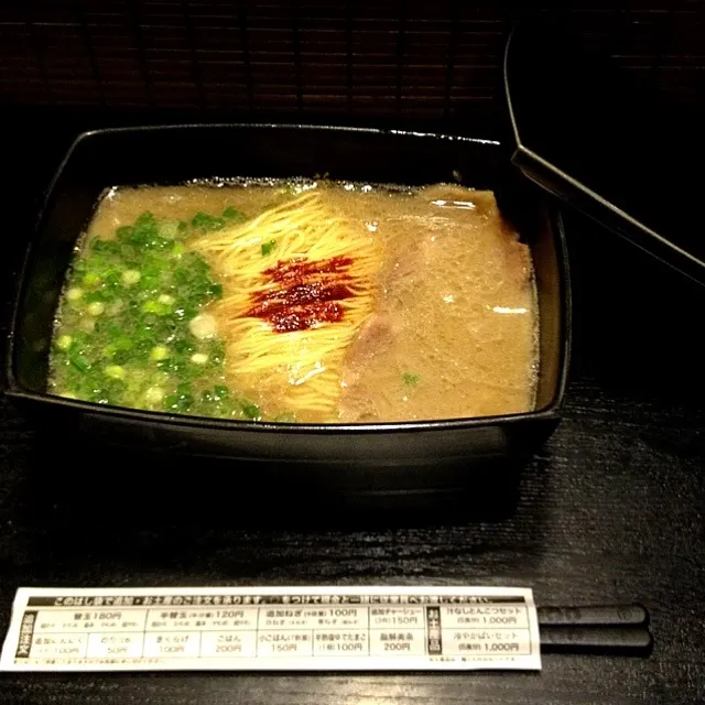 一蘭のラーメン|まえまきさん