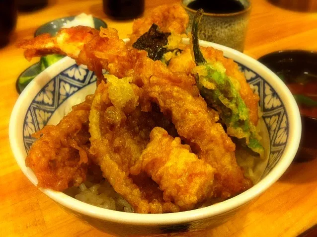 天丼。おつゆのしみたご飯がおつざんす〜♪|liccaさん