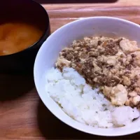 Snapdishの料理写真:麻婆豆腐丼|MH06さん