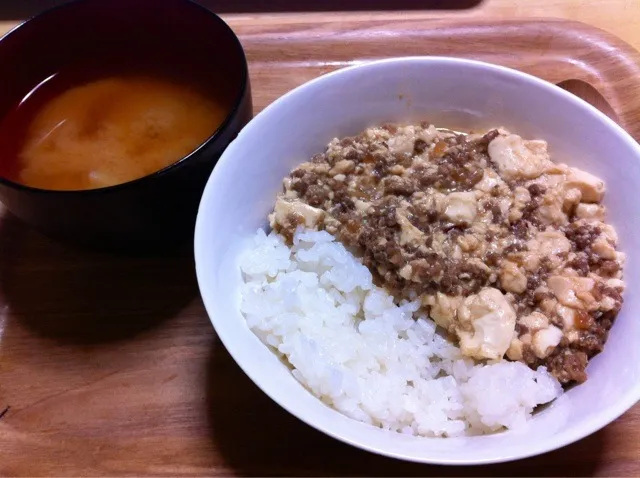 Snapdishの料理写真:麻婆豆腐丼|MH06さん