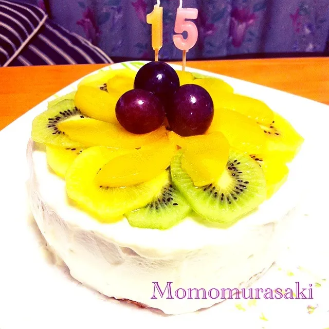 お誕生日ケーキ♪(*^^)o∀*∀o(^^*)♪|ももさん