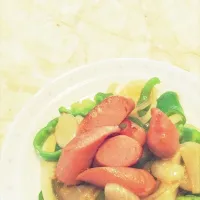 Snapdishの料理写真:だし野菜炒め|えみさん