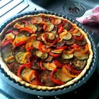 Snapdishの料理写真:Ratatouille & Feta Tart|Jasmine U.さん