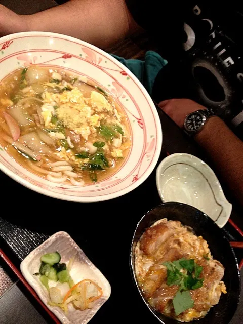 七宝うどん＆カツ丼|まおさん