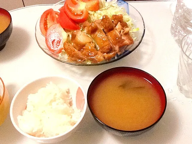 Snapdishの料理写真:チキンの照り焼き|sagaraさん