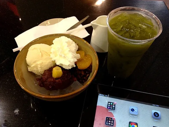 Anmitsu and Maccha Ice|Tunaさん