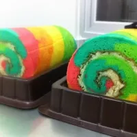 Snapdishの料理写真:rainbow rollcakes|Felicia Solihinさん