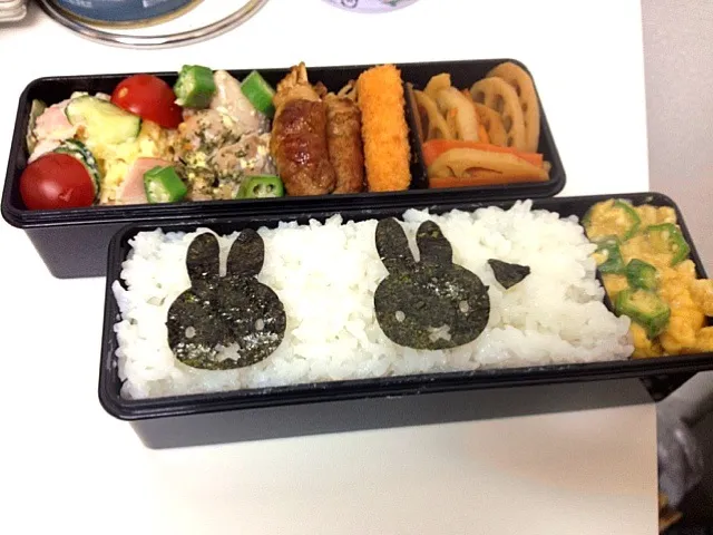 Snapdishの料理写真:旦那くんのお弁当|高田萌美さん