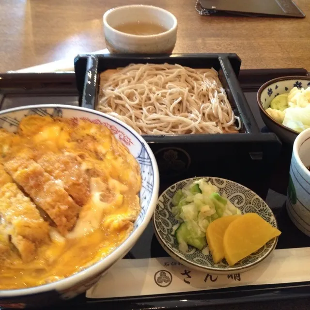 カツ丼定食|@SAKURAさん