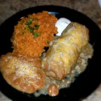 Deep Fried Bean Burritos - Enchilada Style, with Rice & Beans!|Tanya Fernandezさん