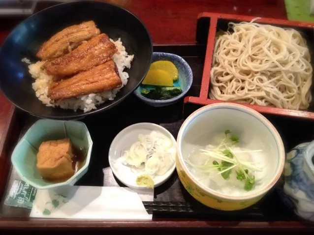 ランチセット・サンマの蒲焼丼|しろくまさん