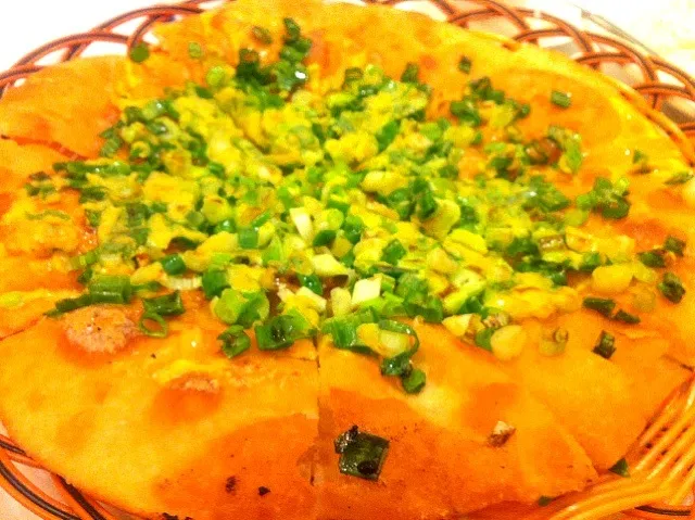 baked spring onion cake|skyblueさん