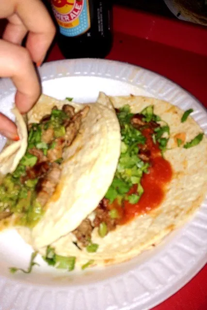 tacos w/garlic mutton(tex mex)|愛さん