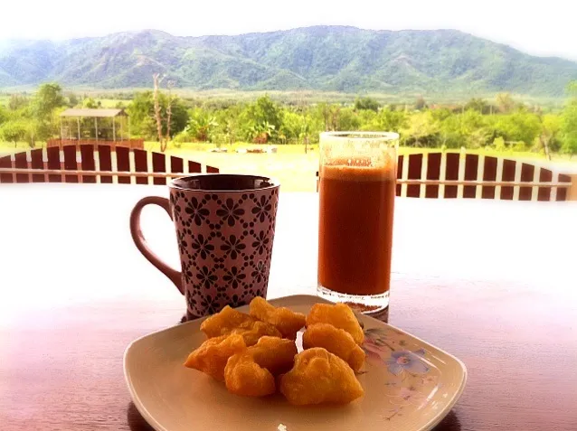 breakfast w mountain view|Soiさん