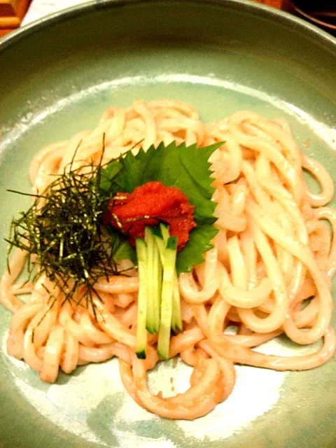 冷し明太子うどん|kennyさん